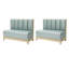 Banc rembourré en similicuir Simple Leisure Cafe-101546077