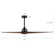 Antinisha 60" Solid Wood 3-Blade Propeller LED Ceiling Fan with Light Kit and Remote Control