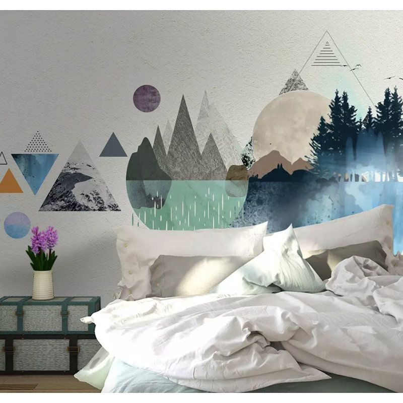Crosslake Wall Mural, 114" L x 204" W