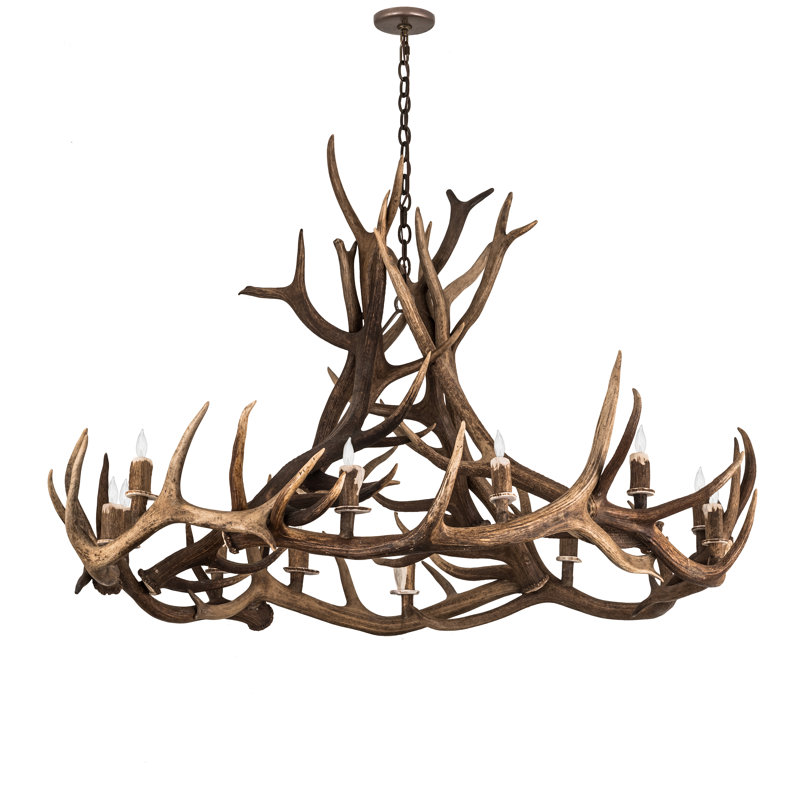 Rustic Lodge 12 - Light Chandelier