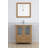 Brescia 30" Single Sink Freestanding Bathroom Vanity with Ceramic Top and Matching Mirror-1418267421