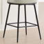 Tabouret de comptoir pivotant rembourré 26 po Aura-1472292382-1472525229