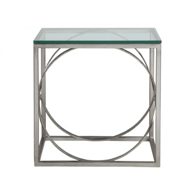 Metal Designs Ellipse Rectangular End Table