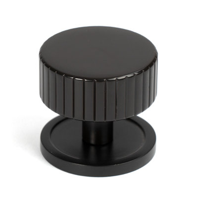 Matt Black Judd Cabinet Knob - 32Mm (Plain)