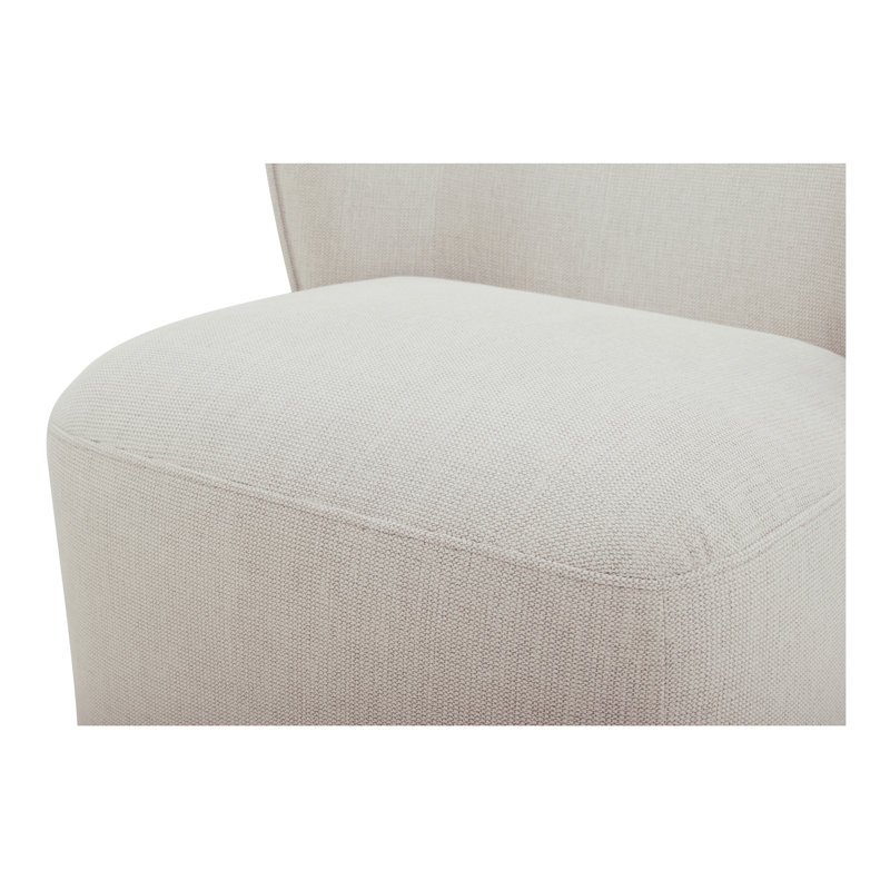 Angeliah Upholstered Parsons Chair, Oyster Light Gray