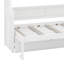 Lit simple escamotable avec bureau et tablettes de rangement-1723680491