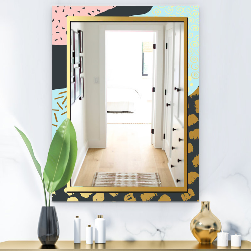 Miroir d'appoint Playful Glam, H 24 po x l 32 po