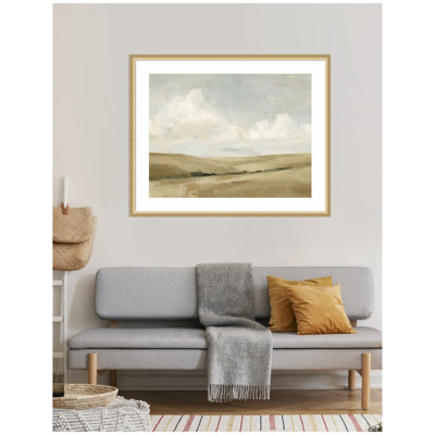 «Whispering Meadows II» par Amy Lighthall, reproduction d'art encadrée