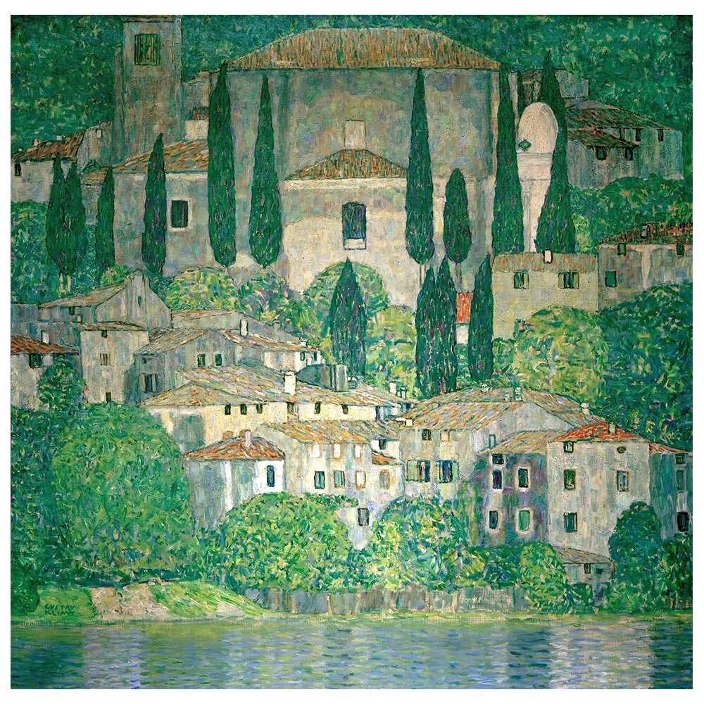 Leinwandbild Church in Cassone von Gustav Klimt