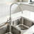Light Luxury High-Arc Lead-Free Drinking Water Faucet—Featuring A Solid Brass Valve Core For Safety And Durability, Versatile Design Suitable For Various Settings And Direct Drinking Water.