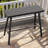 37.01" High Outdoor Metal Bar Table-921031638-921031639