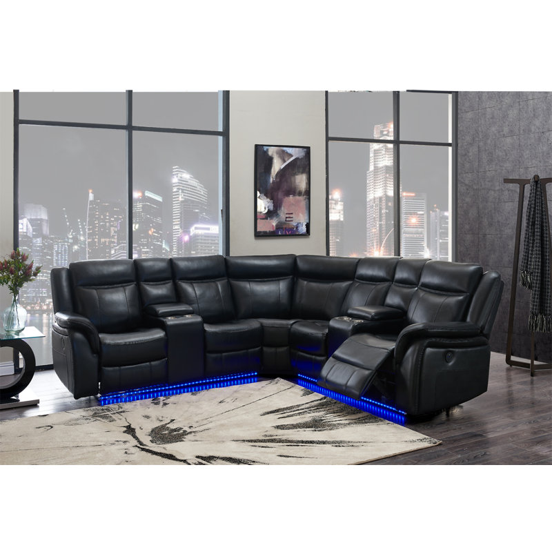 JUPITER  LEATHER SECTIONAL