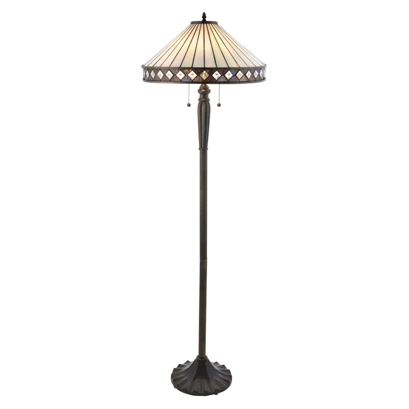 Kacey 158cm Dark Bronze Traditional Floor Lamp
