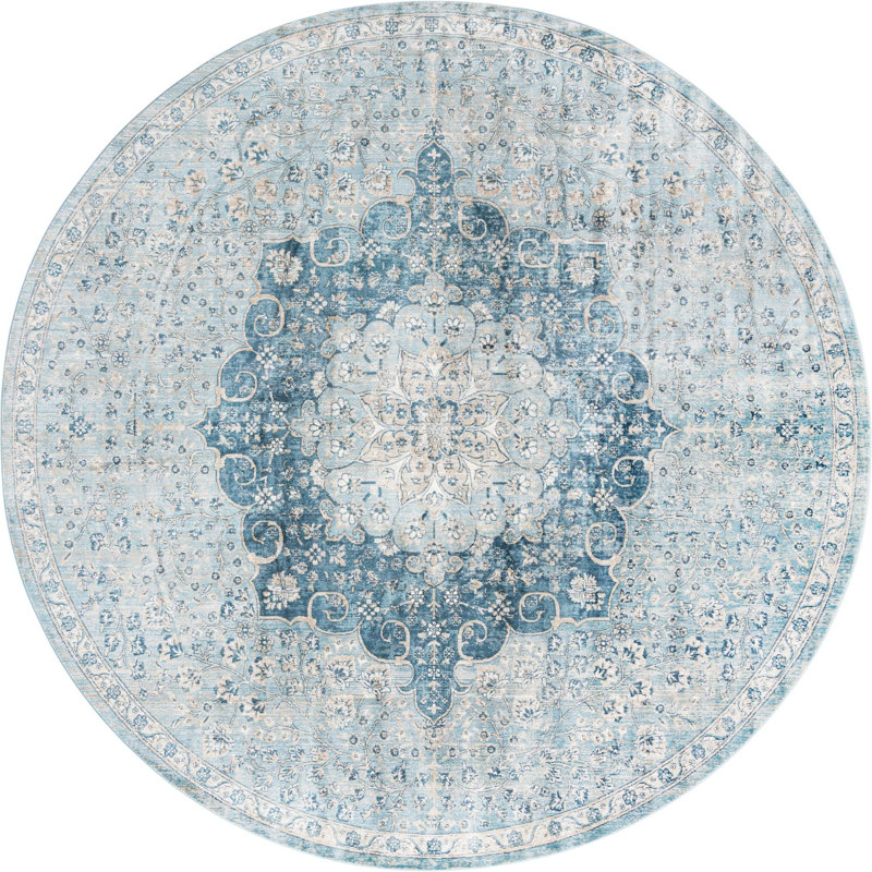 Alabama Oriental Indoor Rug, Round 3'11"