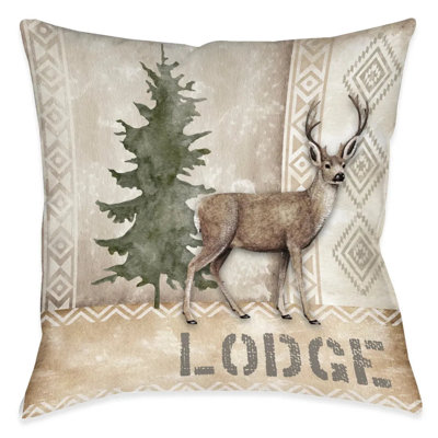 Trail Ridge Polyester Throw Pillow