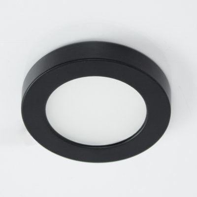 HR90 LED Edge Recessed Button Light Trim, 2700K Colour Temperature