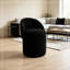 Fauteuil demi-tonneau avec rangement à plateau rabattable-409842349