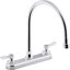 1.8 gpm Triton Bowe 1.5 gpm Kitchen Sink Faucet with 9-516 In. Gooseneck Spout, Aerated Flow and Lever Handles