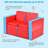 Tello Kids 3 Piece Rectangular Play Or Activity Table and Chair Set