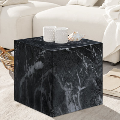 Piazza Geffrey Finished Concrete Indoor/Outdoor End Table