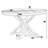 Retro Extendable Dining Table With Butterfly Leaf - Solid Wood Base, Oval/Round Convertible For 6 People-793698450-793698454