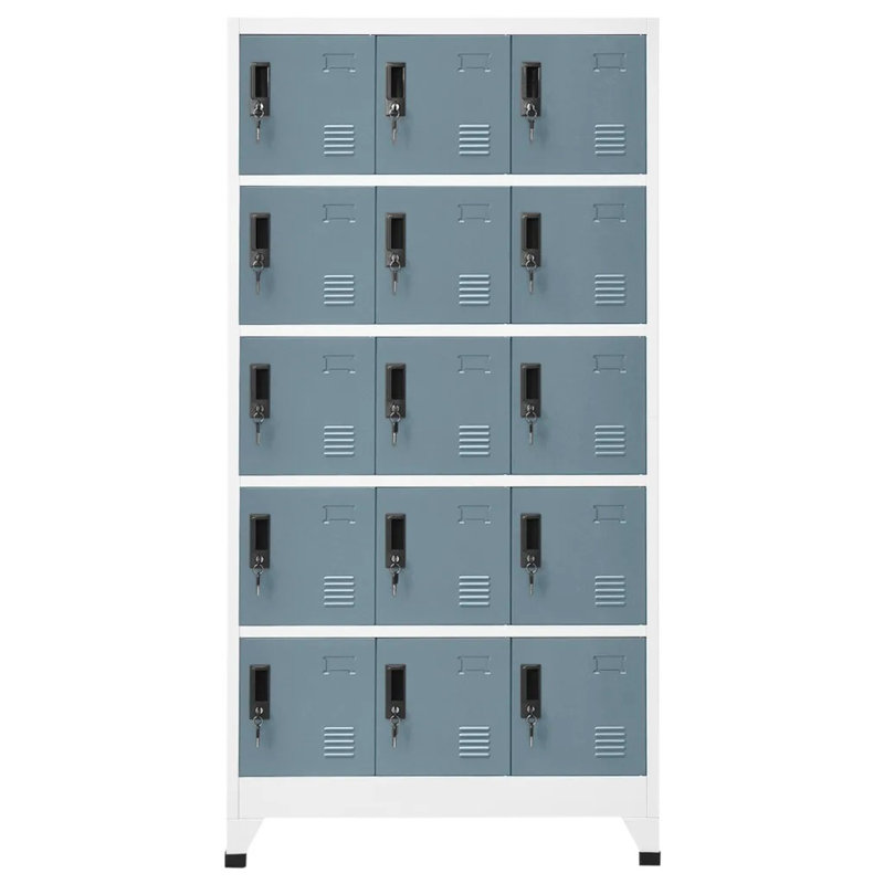 Wadlington Metal 1 - Tier 90cm Employee Locker, Black