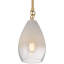 Luminaire suspendu 1 lumière Ombre - Finition laiton antique-1455927291
