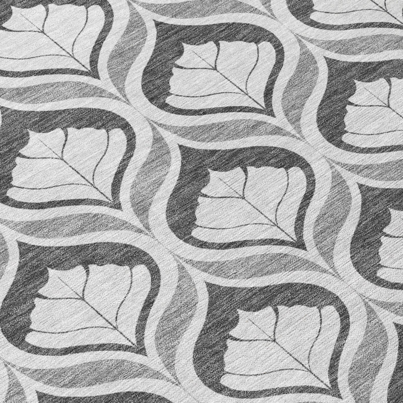 Machine Washable Indoor/Outdoor Jourdan ACN2379 Geometric Rug, Runner 2'3" x 7'6"