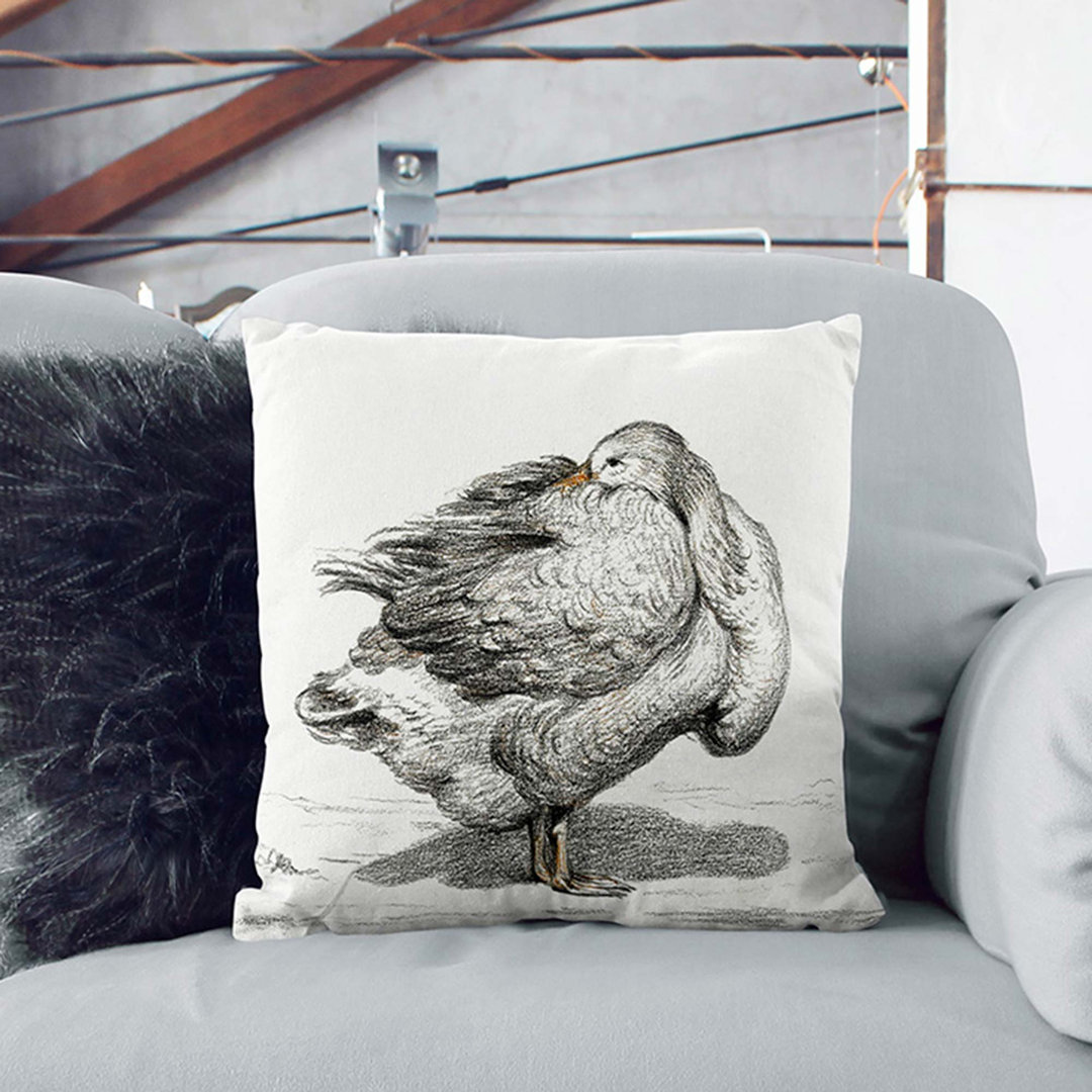 Goose by Jean Bernard Cushion with Filling