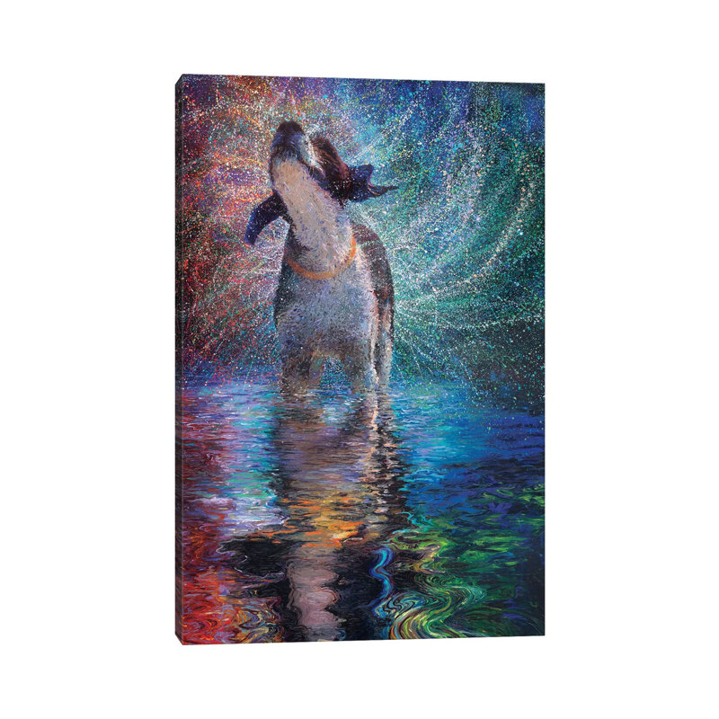 Canis Arcus by Iris Scott - Wrapped Canvas Painting, 66.04 cm H x 45.72 cm W x 1.91 cm D