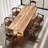 Solid wood rectangular dining table-947764463