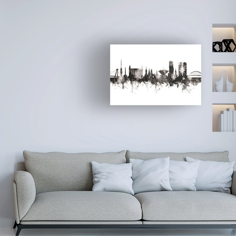 Art sur toile, Michael Tompsett, H 12 po x l 19 po x P 2 po