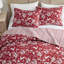 Ensemble de courtepointe réversible rouge Martha Stewart Dancing Deer-115991061