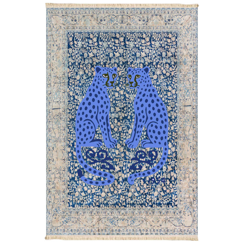 Tapis traditionnel léopard Majestic