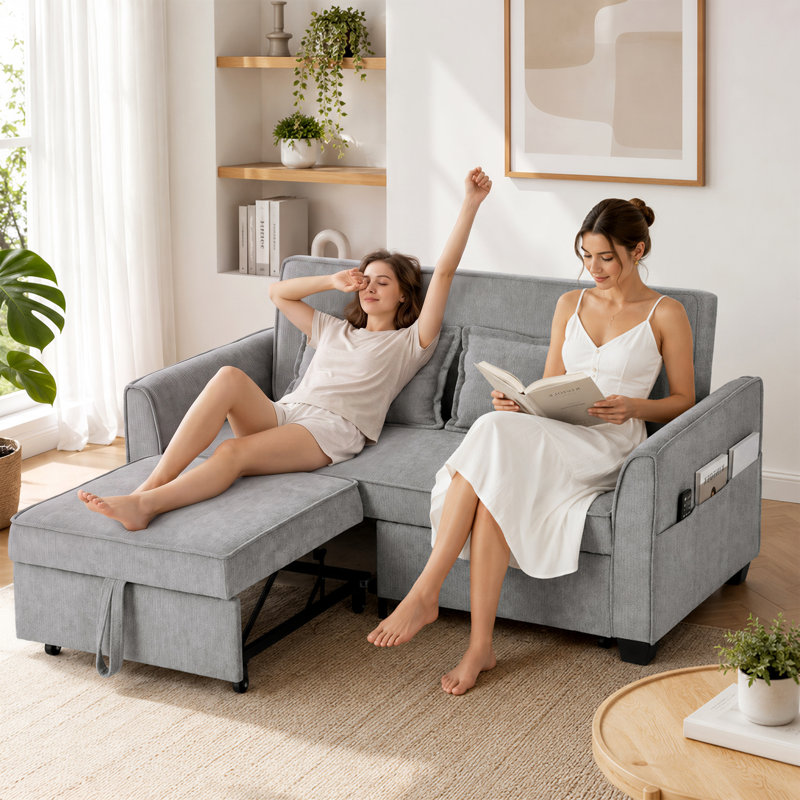 167 cm W Eucalyptus Outdoor Sofa, Grey
