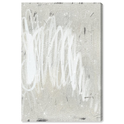 Monochromatic 1 Canvas Abstract Print by Oliver Gal, Black Frame, 10 x 15