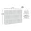 Bibliothèque standard H 44,13 po x l 59,65 po Joyce-1342303650