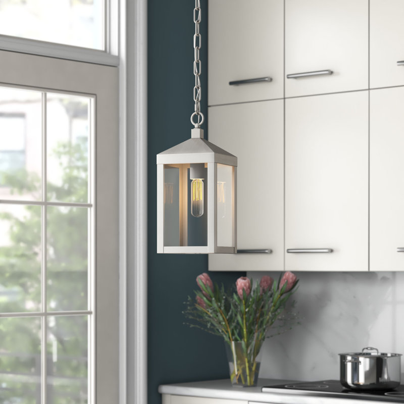 Luminaire suspendu rectangulaire à 1 lumière Inniss