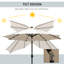 Breeann 267cm Tilt Market Parasol-168727076