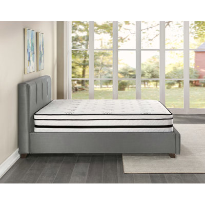 Mattress Highly Breathable Quilted Cover Hybrid Mattress, Plush Foam Mattress In A Box, Luxury Comfort Mattress