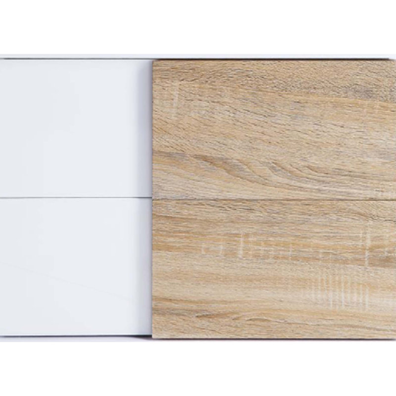 Gloss Finish End Table With Drawer