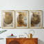 ABSTRACT Series CCXI - Impression encadrée sur mesure de qualité supérieure - 3 pièces-1150425407-1150425404