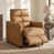 Saddle Brown Faux Leather