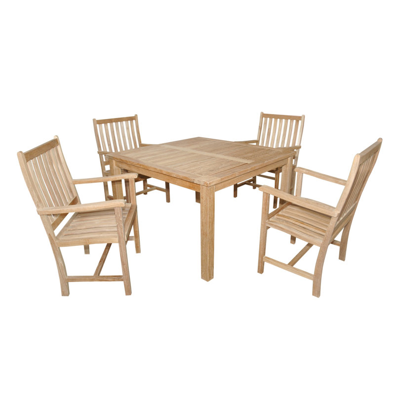 Windsor Outdoor 3 - Piece Teak Dining Set