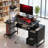 LED Gaming Desk With Storage And Power Outlets For Home Office | Gift Idea-188496689