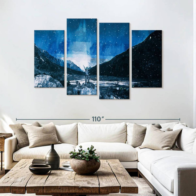 Alvord Night Sky, 54" H x 84" W
