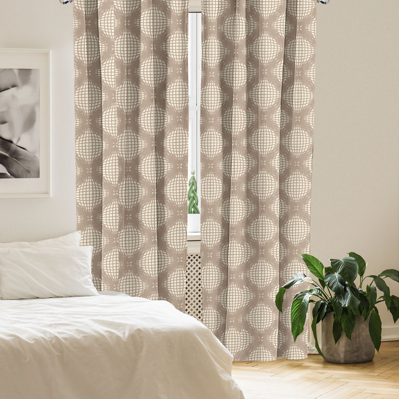 Semi Sheer Curtain Pair, 28" W x 95" L