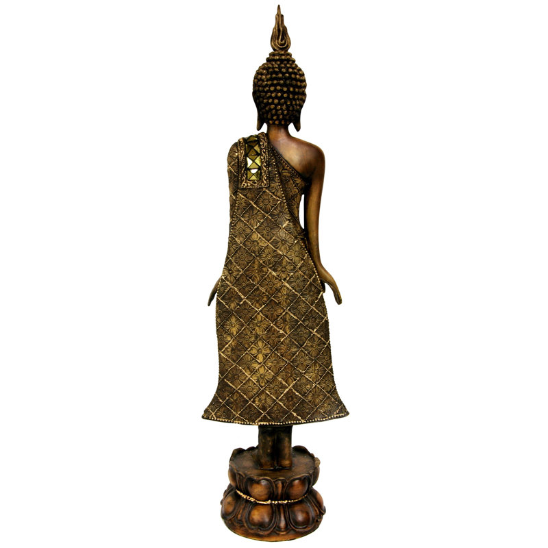 Standing Thai Buddha Figurine