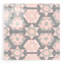 «Pink and Gray Motif 4» par Stellar Design Studio, art mural en verre acrylique-101619227