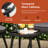 Audrieanna 2 - Person Patio Dining Set Round Table with Cushions Included